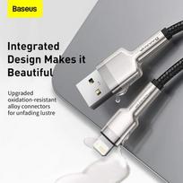 usb lightning laidas baseus - Baseus CALJK-01 Black - 7 nuotrauka