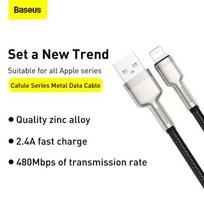 usb lightning laidas baseus - Baseus CALJK-01 Black - 8 nuotrauka