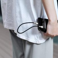 usb lightning laidas baseus - Baseus CALJK-01 Black - 10 nuotrauka