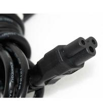 power cable 3.5 - Akyga Power Cable IEC C5 / Schuko 1.5m Black - 2 nuotrauka