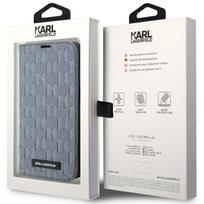 telefono deklas karl lagerfeld - Karl Lagerfeld "Saffiano Monogram iPhone 14" Silver - 2 nuotrauka