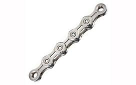 dviracio grandines 11 - KMC Chain X11EL Silver 118L Nickel Plated Silver - 2 nuotrauka