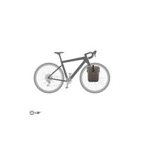 krepsiai ant dviracio bagazines - ORTLIEB Gravel-Pack Single QL3.1 Šoninis krepšys ant bagažinės Tamsi smėlio (Dark Sand) - 3 nuotrauka