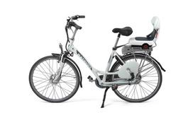 dviracio bagazine - Polisport Guppy Junior vaikiška kėdutė dviračiui ant bagažinės ,  Pilkas (Grey) - 2 nuotrauka