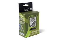 dviracio spidometras - CicloSport Protos 213 Wireless Bike Computer Green - 2 nuotrauka