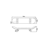longboardas - Seven Mandalorian riedlentė, Juoda (Black) - 2 nuotrauka