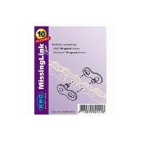 dviracio pavara - KMC Missing Link 10R S Silver - 2 nuotrauka