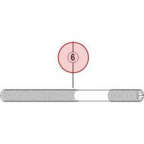 dviracio asis - Galinės įvorės dalis Shimano FH-HG20 QR Y30K01200, metalas, juoda - 2 nuotrauka