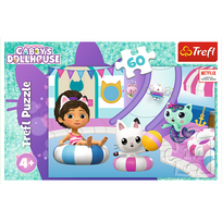 gabby s dollhouse - Trefl Gabby's Dollhouse dėlionė, 60 det. - 3 nuotrauka