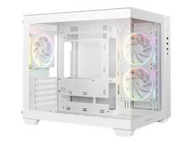 micro atx korpusas - Deepcool CG330 3F WH, baltas (White) - 2 nuotrauka