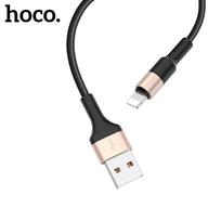 iphone ikroviklis - HOCO X26 lightning 1m juodas-auksinis - 5 nuotrauka