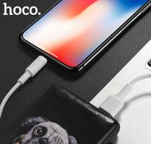 iphone pakrovejas - HOCO X25 lightning 1m baltas - 4 nuotrauka