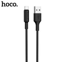 usb c pakrovejas - HOCO X25 Type-C 1m juodas - 4 nuotrauka
