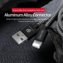 apple pakrovejas - Dux Ducis Premium USB To Apple Lightning Cable 2m Black - 4 nuotrauka