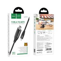 usb type c hdmi - Kabelis Hoco UA16 Type-C to HDMI 2.0m pilkas - 2 nuotrauka
