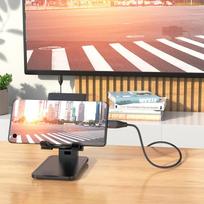 usb type c hdmi - Kabelis Hoco UA16 Type-C to HDMI 2.0m pilkas - 4 nuotrauka