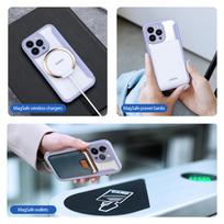 iphone 15 plus magsafe deklas - Dux Ducis Skin X Pro Apple iPhone 15 Plus violetinis - 3 nuotrauka