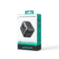 adapteris kelioninis - Joyroom JR-TCW01 Universalus kelioninis įkroviklis 17W 3xUSB-A/USB-C Juodas (Black) - 2 nuotrauka