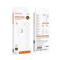 microphone usb c - Borofone BM94 USB-C White (Baltos) - 2 nuotrauka