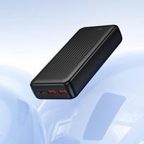 borofone power bank - Borofone BJ80A Clever, 20000mAh, 22.5W, juodas (black) - 3 nuotrauka