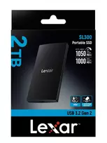 lexar 2tb - External SSD|LEXAR|SL300|2TB|USB-C|Write speed 1000MBytes/sec|Read speed 1050MBytes/sec|LSL300002T-RNBNG - 6 nuotrauka