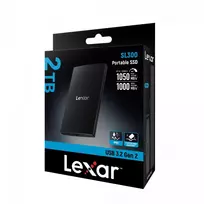 lexar 2tb - External SSD|LEXAR|SL300|2TB|USB-C|Write speed 1000MBytes/sec|Read speed 1050MBytes/sec|LSL300002T-RNBNG - 7 nuotrauka
