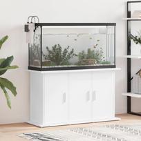 Vidaxl Akvariumo spintelė, balta, 101x41x58 cm
