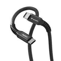 usb 100w laidas - Verbatim USB laidas USB C (M) - USB C (M), 100W, 1,2m, magnetinis, juodas, dėžutė, 31863 - 5 nuotrauka