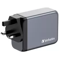 usb 65w charger - Verbatim GNC-200 GAN CHARGER 4 PORT 200W/USB A/C (EU/UK/US) - 3 nuotrauka