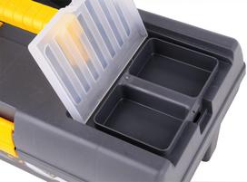 plastikine juoda deze - Vorel Įrankių dėžė plastikinė | 16" (78812) - 6 nuotrauka