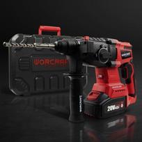 worcraft akumuliatoriniai - Akumuliatorinis perforatorius Worcraft 20V LI-ION, 4.0Ah - 2 nuotrauka