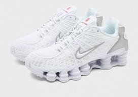 metaline kede - Nike Shox TL batai Metalic Silver (Balti) - 6 nuotrauka