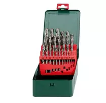metalo graztai 25 mm - Grąžtų rinkinys metalui HSS-G 25 vnt., Metabo - 2 nuotrauka