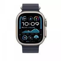 ocean band - Apple Ocean Band Extension, 49 mm, natural titanium, navy - Dirželio prailginimas - 2 nuotrauka