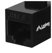 cat6 rj45 keystone - Lanberg KSU6-3000 Keystone modulis Juodas (Black) - 2 nuotrauka