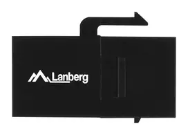 cat6 rj45 keystone - Lanberg KSU6-3000 Keystone modulis Juodas (Black) - 3 nuotrauka