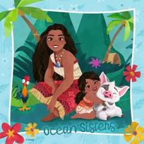ravensburger disney puzzle - Ravensburger Disney Vaiana 2 12004102, 3 x 49 det. - 2 nuotrauka