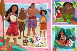 ravensburger disney puzzle - Ravensburger Disney Vaiana 2 12004102, 3 x 49 det. - 5 nuotrauka
