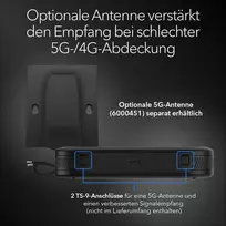 wifi 5g - NETGEAR Nighthawk M3 5G (MH3150-100EUS), Juodas (Black) - 2 nuotrauka