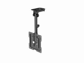 moto laikiklis - Gembird CM-55ST-01 Pilnai judantis televizoriaus lubinis laikiklis, 23"-55", Juodas (Black) - 3 nuotrauka