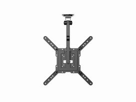 moto laikiklis - Gembird CM-55ST-01 Pilnai judantis televizoriaus lubinis laikiklis, 23"-55", Juodas (Black) - 8 nuotrauka