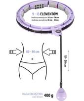 gimnastikos lankai - HMS Hula Hoop HHM13, violetinis (Purple) - 11 nuotrauka