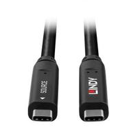 usb c usb c dp - CABLE USB-C TO USB-C 10M/43333 LINDY - 2 nuotrauka