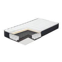 viengulis ciuzinys - Lova Home4you Jasper, 90x200 cm, pilka (Grey), su čiužiniu - 4 nuotrauka
