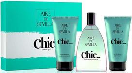 Aire De Sevilla Chic rinkinys: EDT 150 ml + dušo želė 150 ml + drėkinamasis kremas 150 ml