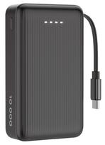 10000mah power bank - Deltaco PB-CC102, 10000mAh, 20W, juodas (black) - 1 nuotrauka