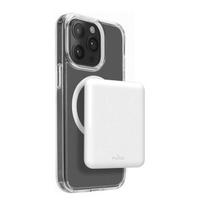 Puro Power Mag 5000mAh, MagSafe USB-C, balta