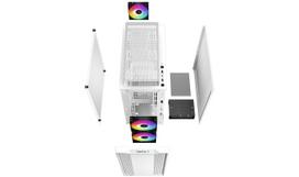 micro atx korpusas -  Deepcool CC360 ARGB, balta - 2 nuotrauka