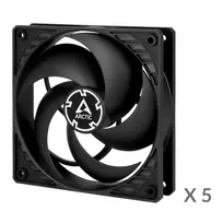 kompiuterio ausintuvas - Arctic P12 120mm Juodas (Black) 5-Pack - 8 nuotrauka