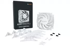 korpusas be quiet! - Be Quiet! Silent Wings Pro 4 120mm PWM White (BL118) - 2 nuotrauka
